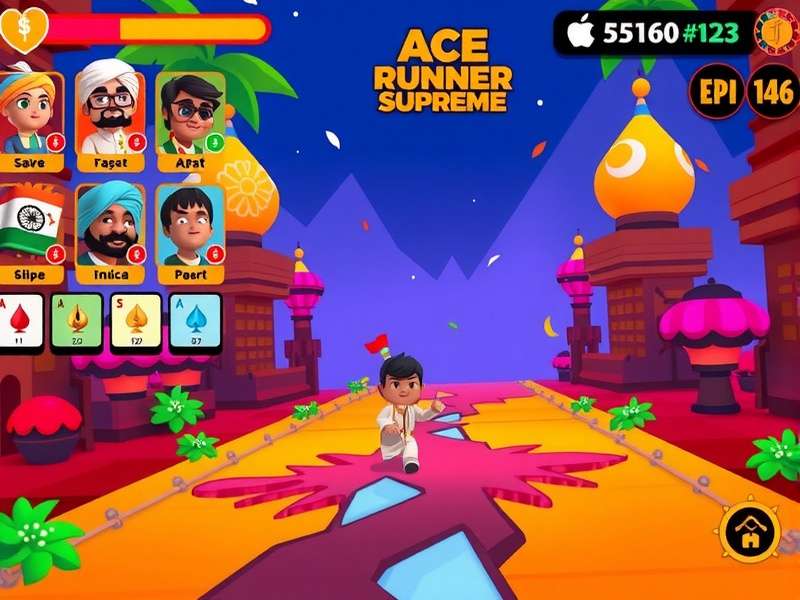 Ace Runner Supreme community event showing players competing in tournament