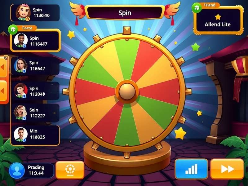 Lucky Spin Masters social features and friend interactions