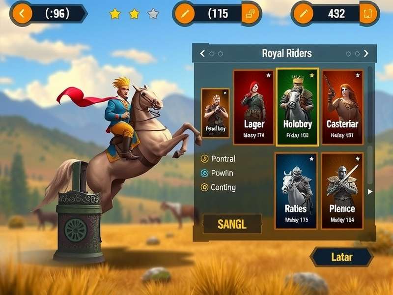 Range Royalty Rider Gameplay Range Royalty Rider gameplay screenshot showing royal rider in action