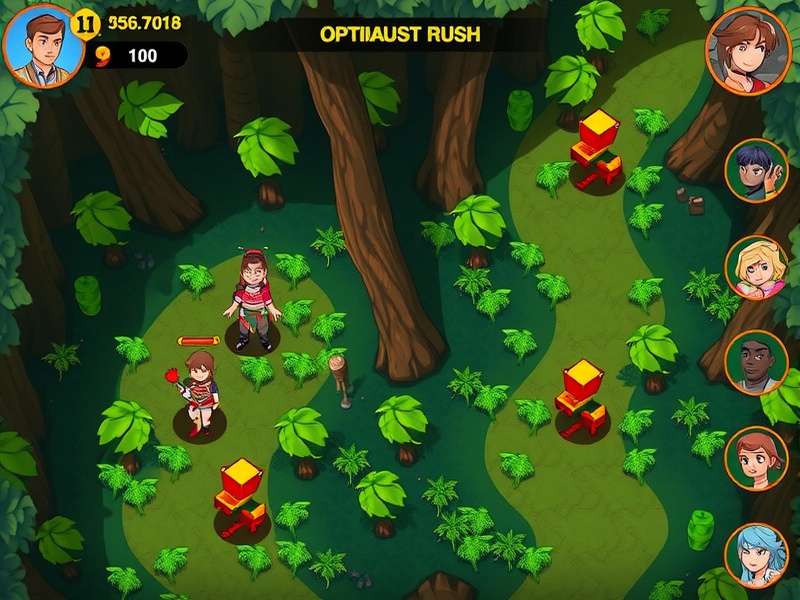 Agile Ace Rainforest Rush strategy map showing optimal pathways