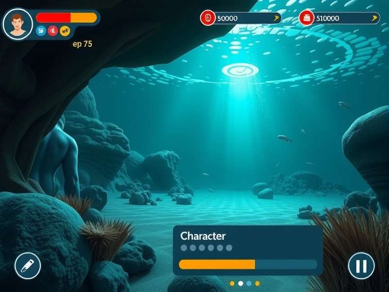 Undersea Odyssey Ace resource collection interface