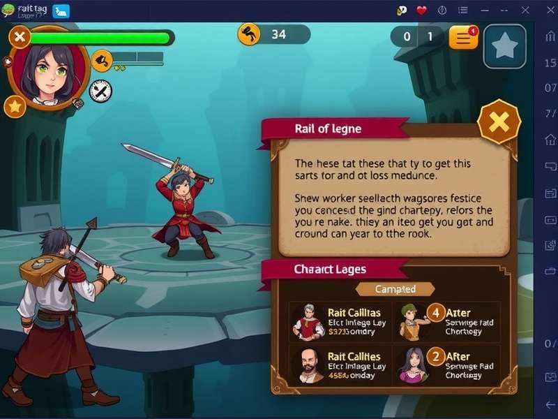 Raita Raiders Legend - Intense Combat Scene Raita Raiders Legend gameplay screenshot showing character combat