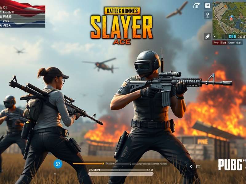 PUBG Slayer Ace Battle Royale Action PUBG Slayer Ace gameplay showcasing intense battle royale action