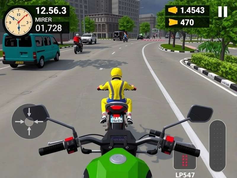 Game Controls and Interface Traffic Rider Pune Bikes control interface