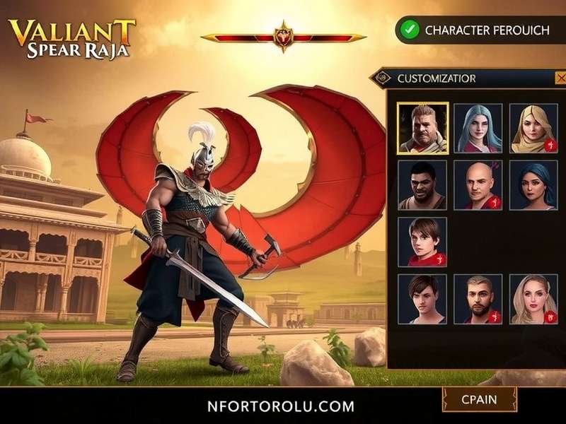 Valiant Spear Raja Character Customization