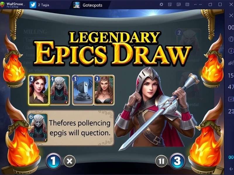 Legendary Epics Draw Game Banner