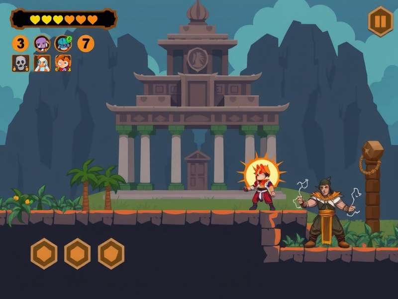 Temple Pixel Odyssey development team working on character designs