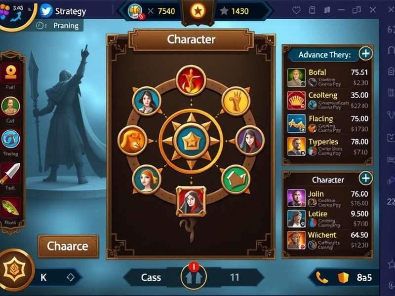 Wealth Warrior Champion Game Interface Wealth Warrior Champion gameplay interface showing resource management and strategic elements