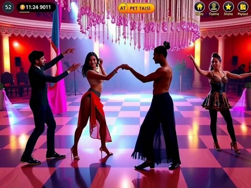 Salsa With Bollywood Twist gameplay screenshot showing dance moves