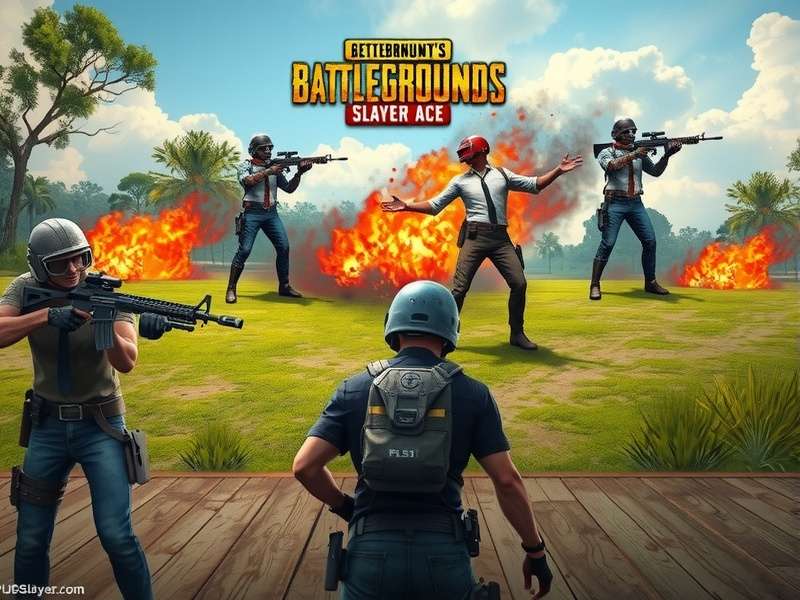 PUBG Slayer Ace Zone Management Strategy Strategic positioning in PUBG Slayer Ace showing zone management