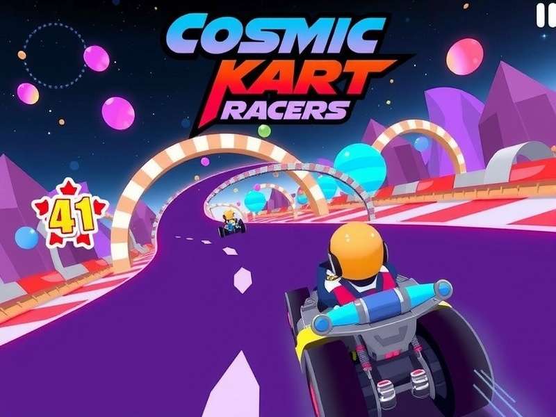 Cosmic Kart Racers - Main Game Interface Cosmic Kart Racers Game Cover