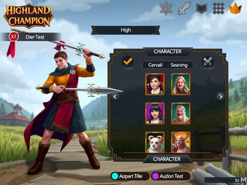 Highland Elite Champion combat system illustration