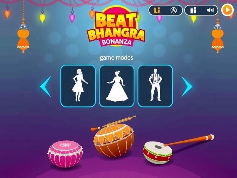 Beat Bhangra Bonanza Game Modes Beat Bhangra Bonanza game modes selection screen