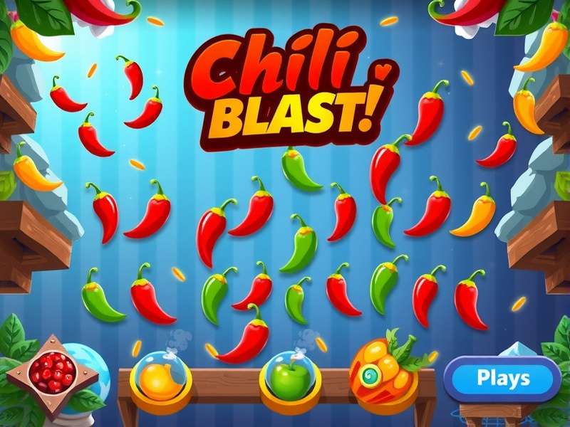Chili Blast gameplay strategy - matching chili peppers