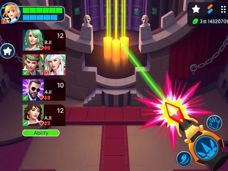 Spike Arena Supreme character selection screen showing diverse heroes