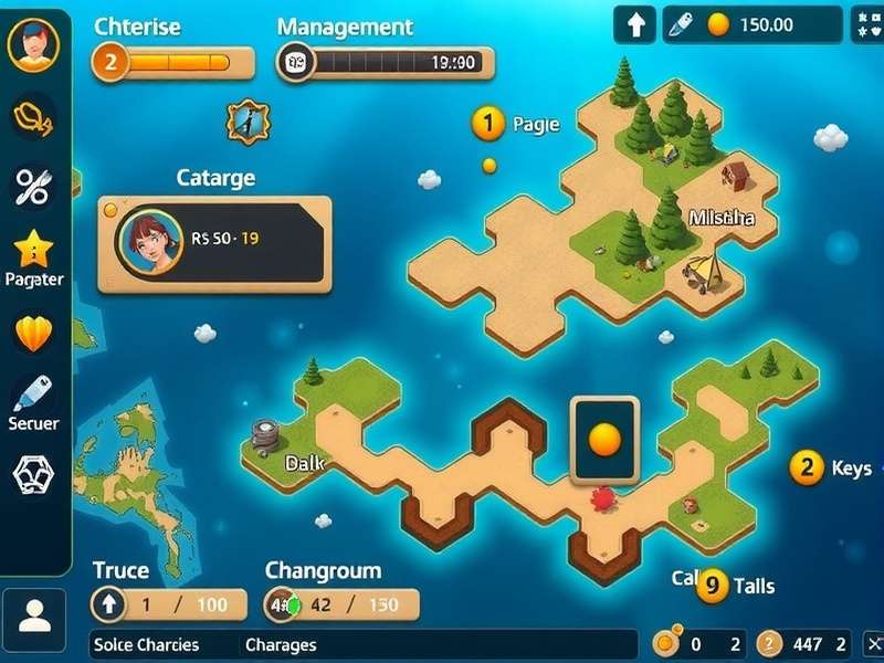 Aqua Voyage Master Gameplay Aqua Voyage Master gameplay screenshot showing character navigation
