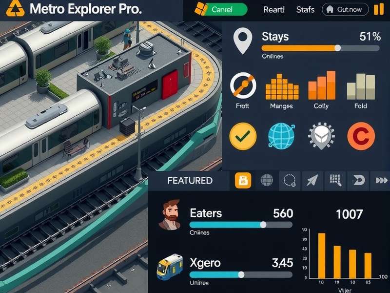 Metro Explorer Pro Management Dashboard Metro Explorer Pro management interface showing statistics and metrics