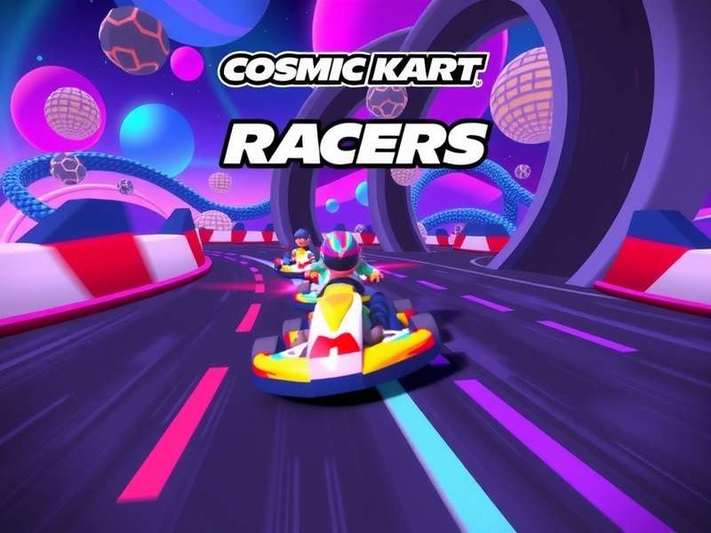 Cosmic Kart Racers - Nebula Nexus Track Overview Cosmic Kart Racers Track Design