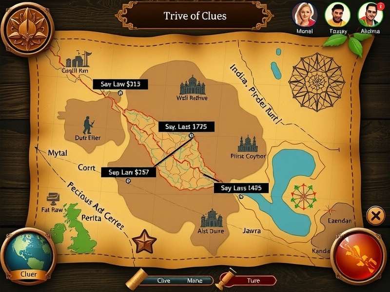 Cultural elements in Mystic Treasure Hunt showcasing Indian heritage