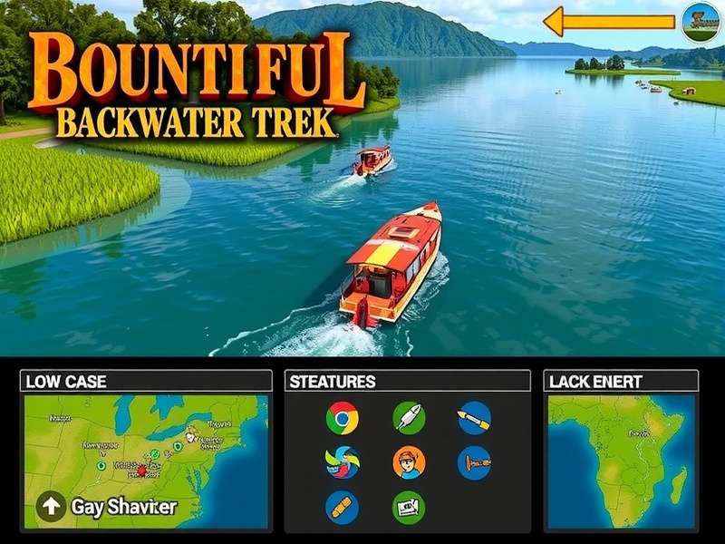 Bountiful Backwater Trek features showcase with multiple gameplay elements
