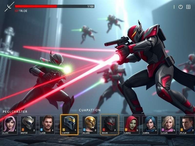 Laser Vanguard Legend character customization interface