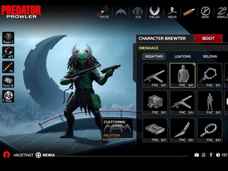 Predator Prowler Game Interface Predator Prowler Game Interface