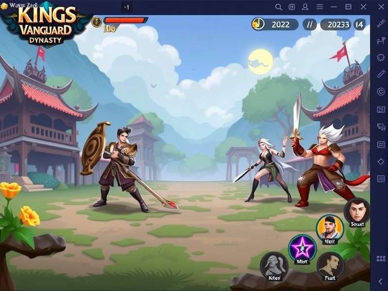 Kings Vanguard Dynasty Game Interface