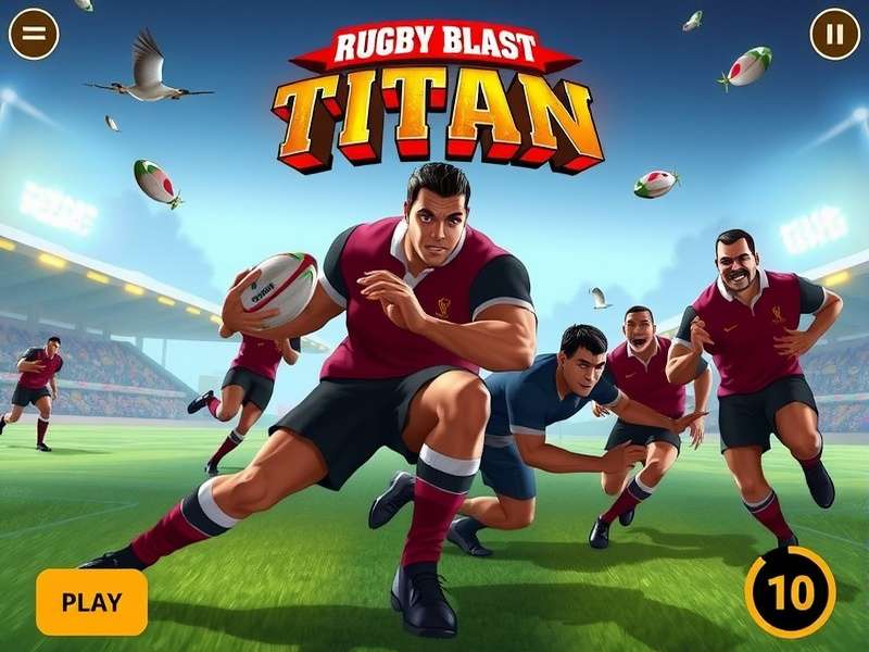 Rugby Blast Titan team management interface