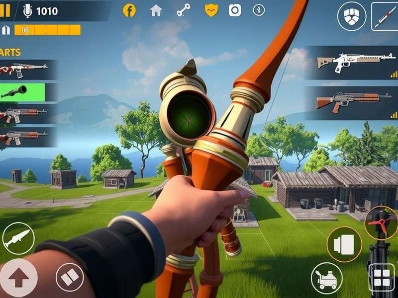 Bow Champion Royale - Intense Archery Combat Bow Champion Royale gameplay screenshot showing archery combat