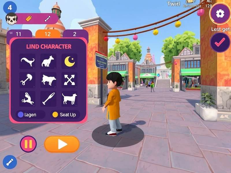 Twirl Bhopal Explorer character customization screen