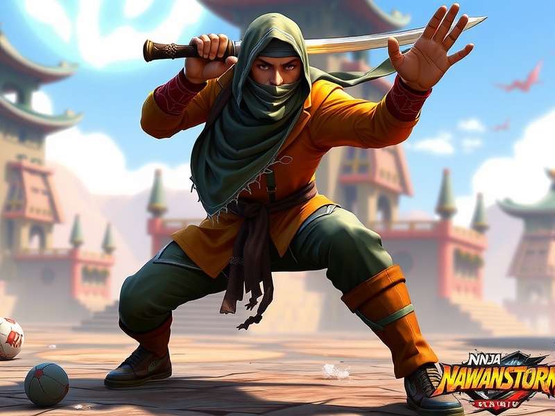 Ninja Storm Nawanshahr gameplay screenshot showing character in action