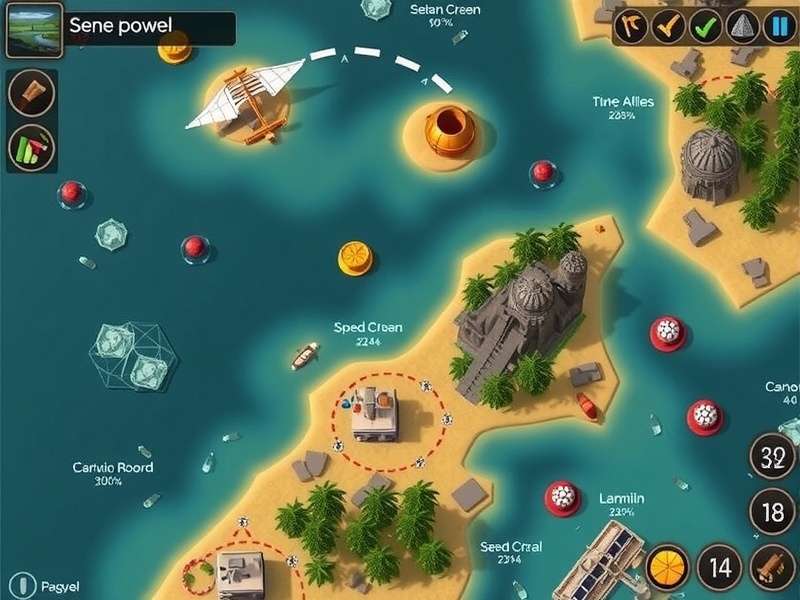 Konkan Coastal Pioneer gameplay screenshot showing coastal exploration