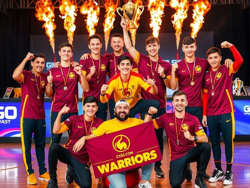 Saffron CSGO Warriors historical team photo through different eras