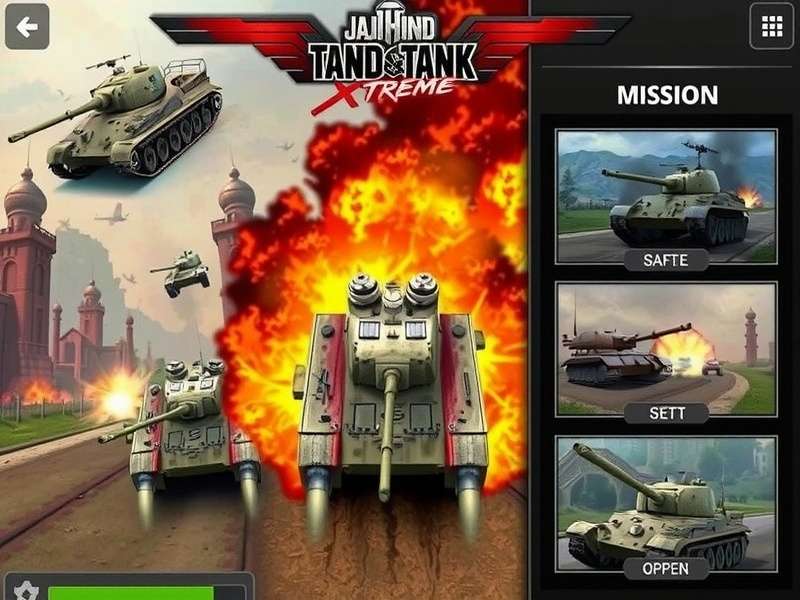 Jai Hind Tank Xtreme showing different battle environments
