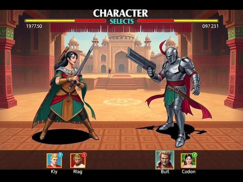 Ironclad Glory Fighter character selection screen