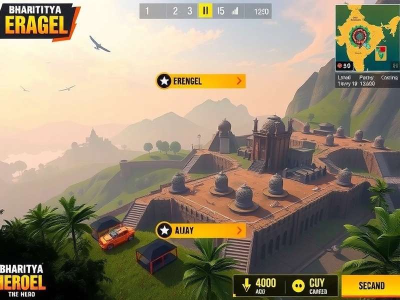 Bharatiya BGMI Hero - Erangel Battle Map Bharatiya BGMI Hero Erangel map overview