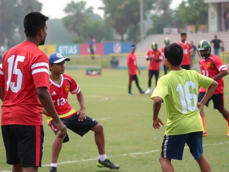 NFL India Gridiron Glory players in action during a match