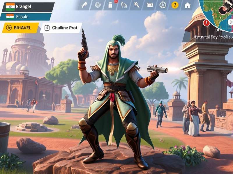 Bharatiya BGMI Hero - Competitive Esports Event Bharatiya BGMI Hero esports tournament scene