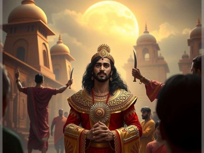 Traditional Indian Card Games Historical Indian card game artwork