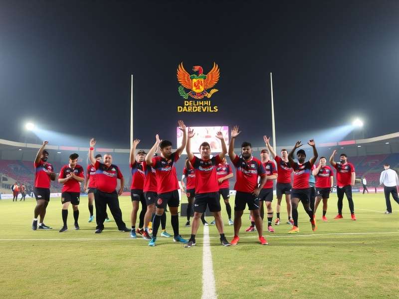 Delhi Daredevils Rugby - Championship Victory Delhi Daredevils Rugby championship celebration