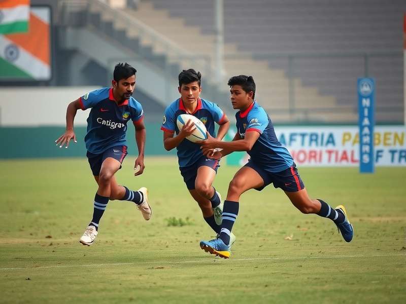 Next Generation Indian Rugby Prodigies Future Indian rugby stars in training