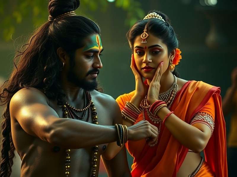 Rishikesh Power Puncher story scene showing characters in dramatic confrontation