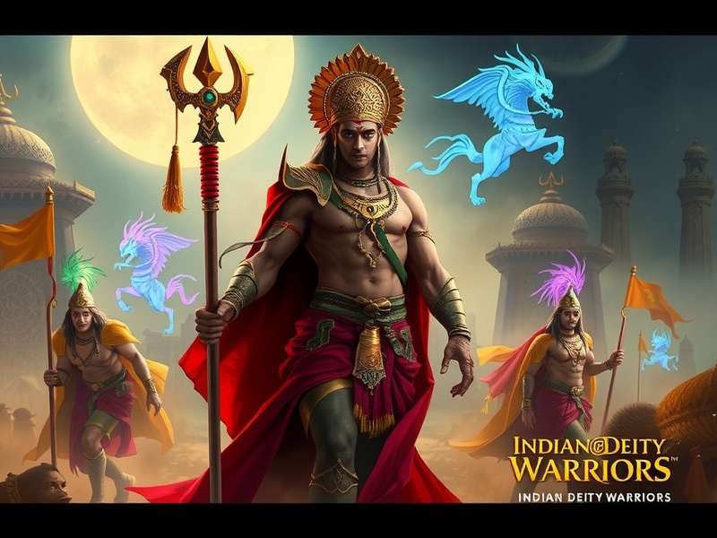 Mythological Realms in Indian Deity Warriors Indian Deity Warriors story campaign showing different mythological realms